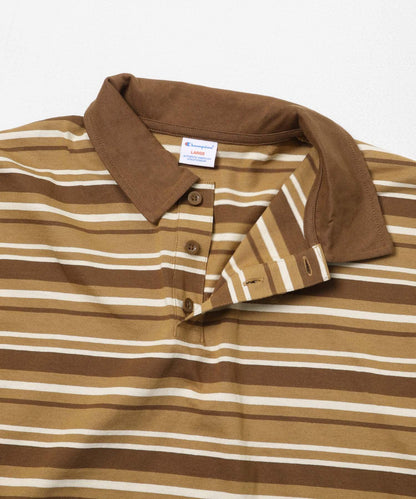 CHAMPION 短袖條紋POLO衫