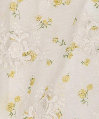 sheer flower vest blouse 女襯衫