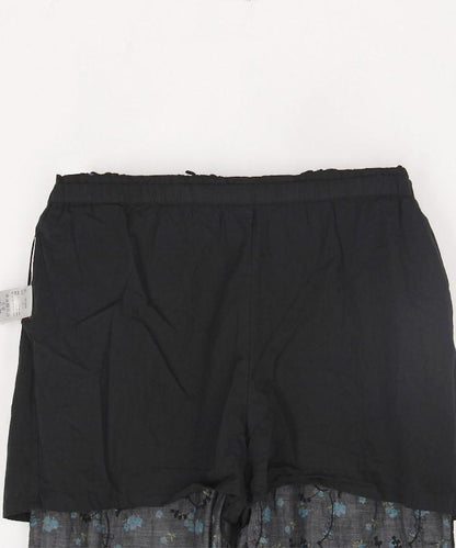 薄透花卉設計 sheer flower easy pants 褲子
