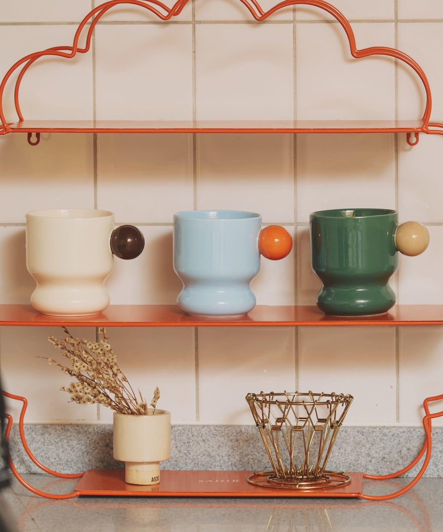 新色 Wall shelf flower SAHIR 壁掛花架