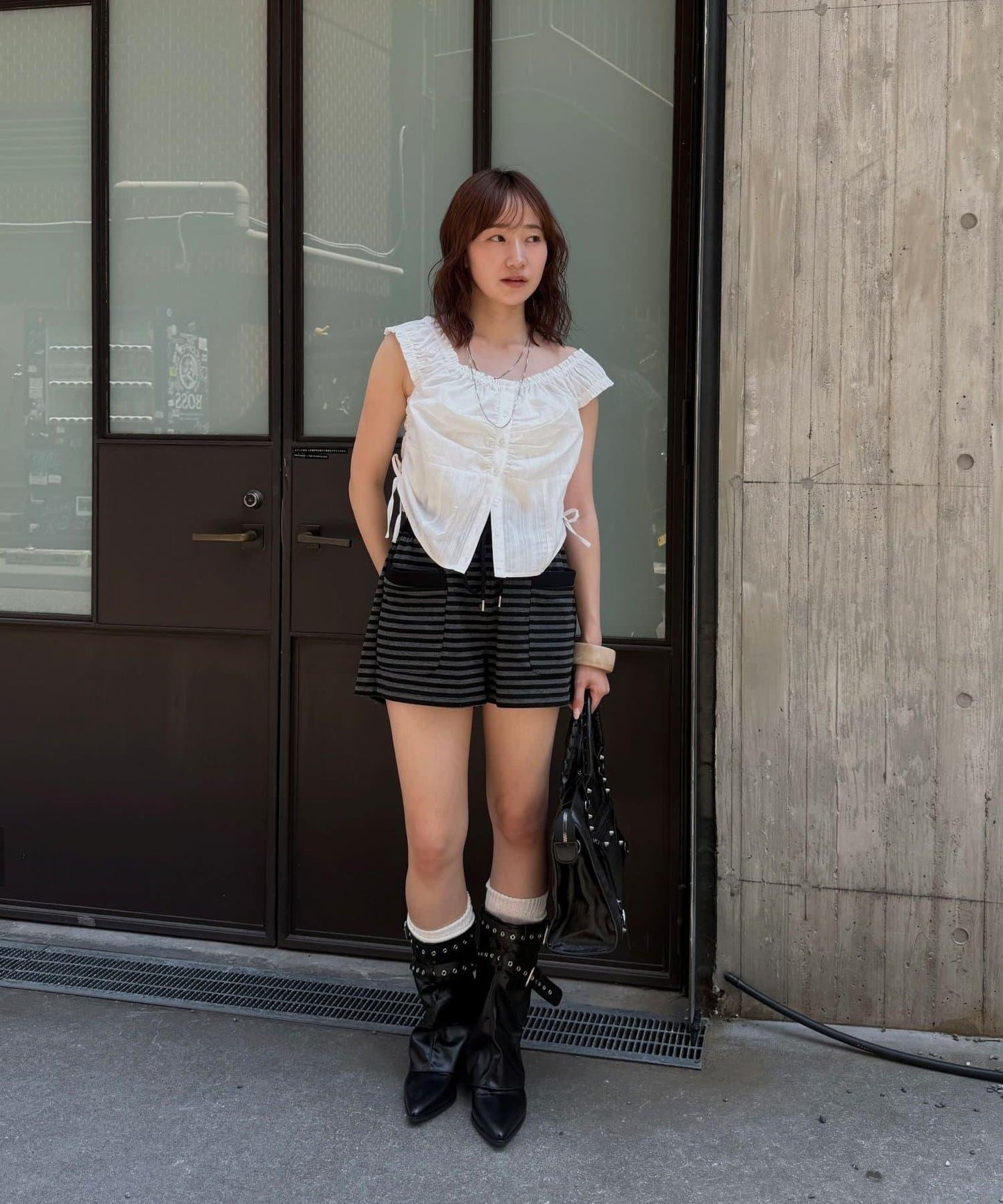 【mline】法式褶皺襯衫