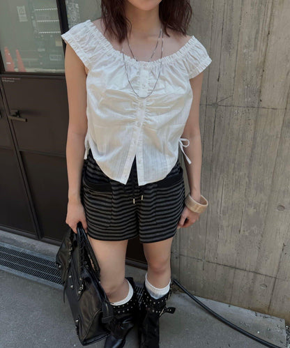 【mline】法式褶皺襯衫