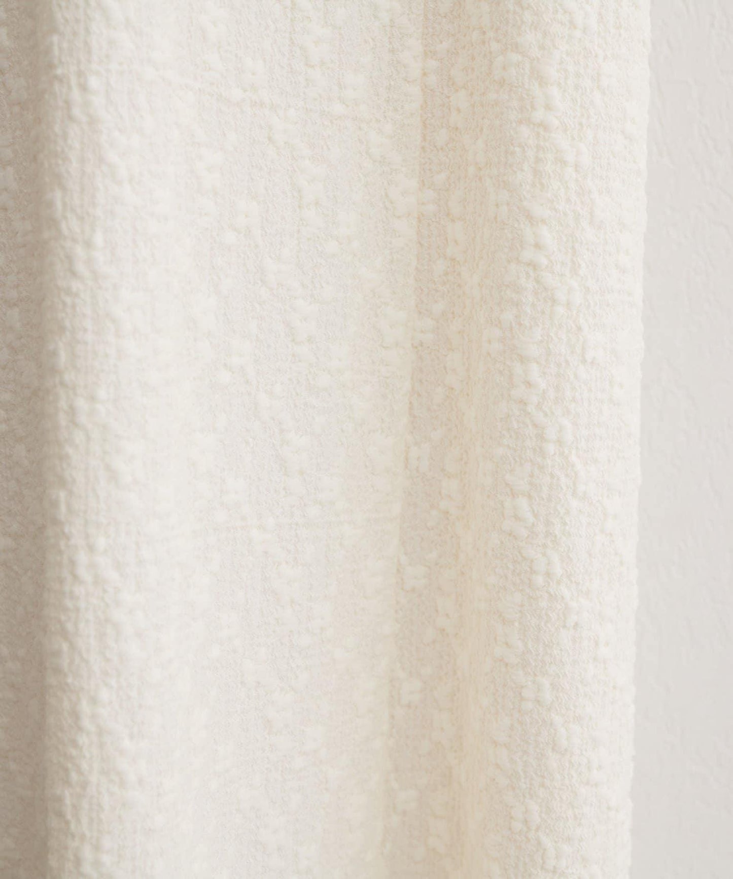〈mizu〉 後背扭結壓紋提花連衣裙