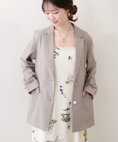 接觸涼感可機洗防皺 單排扣 西裝外套