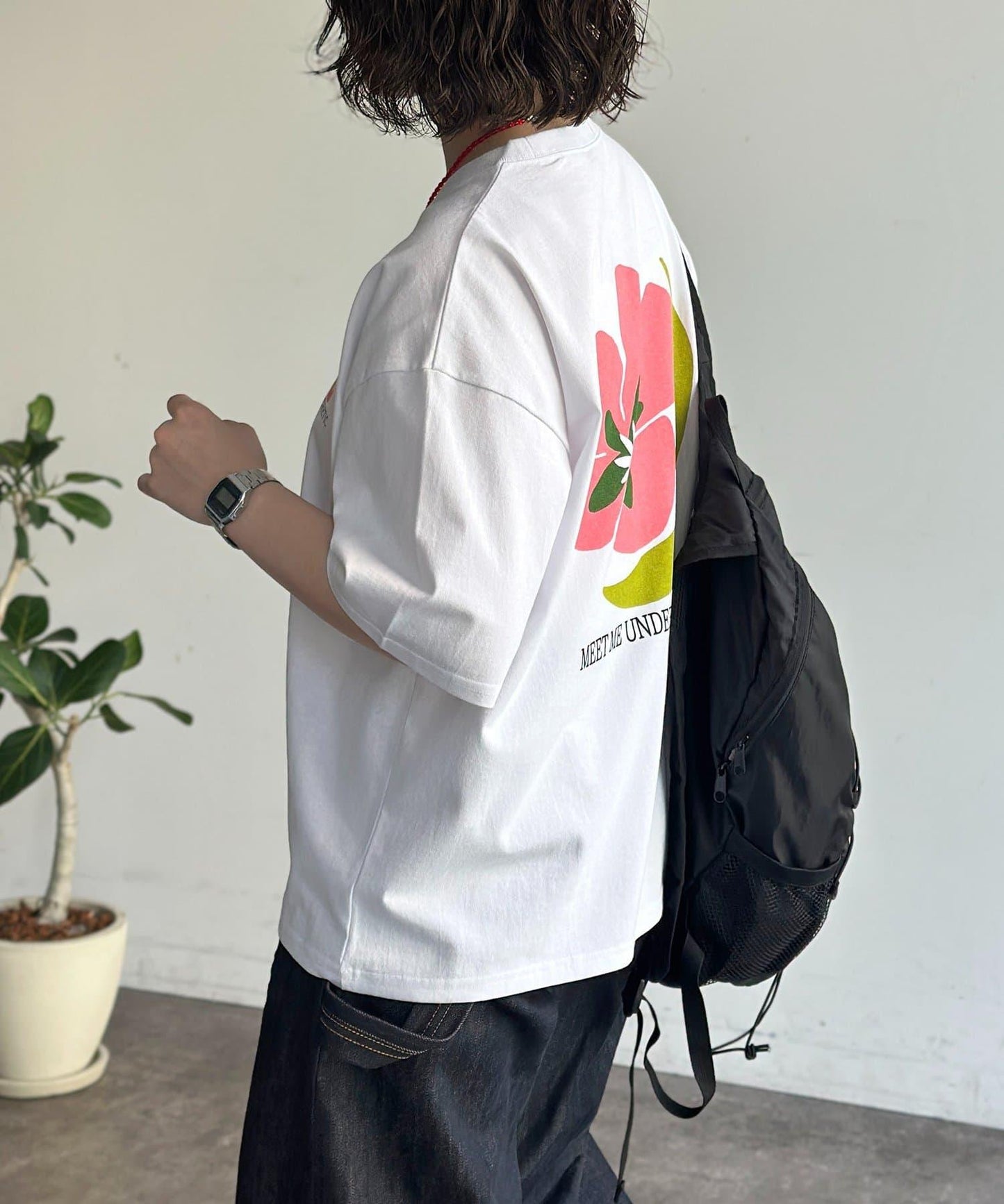 花卉印花T恤