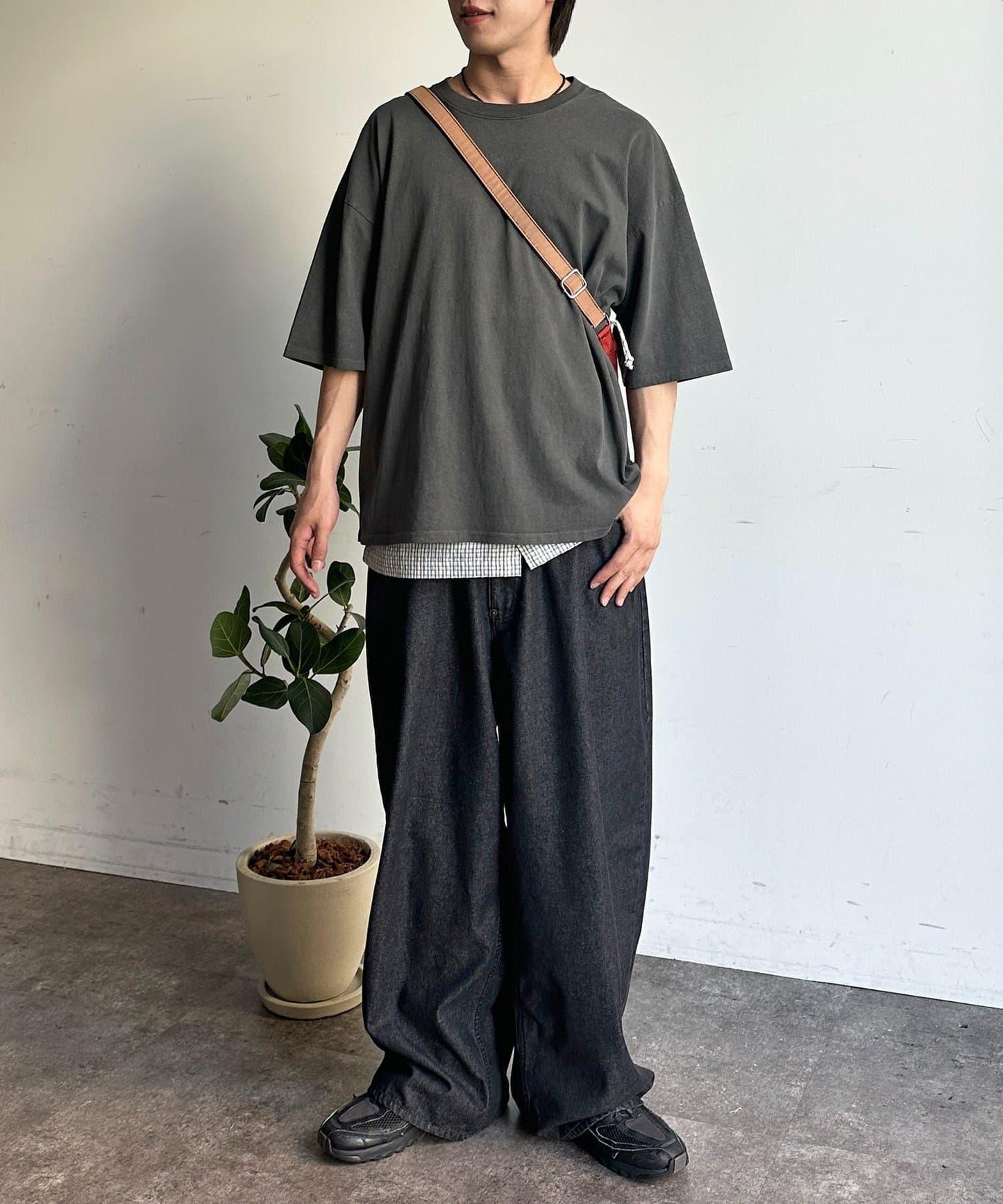 下襬襯衫拼接設計 背心