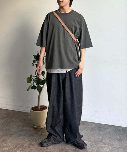 下襬襯衫拼接設計 背心