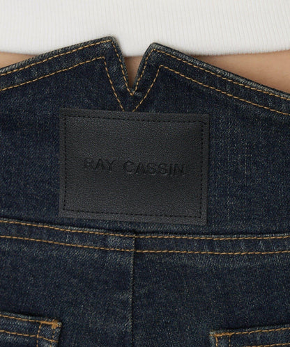 RAY CASSIN 海軍風紐扣緊身牛仔褲