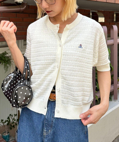 GEVACO/ゲバコ 棉麻短袖 針織開衫
