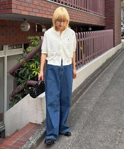 GEVACO/ゲバコ 棉麻短袖 針織開衫