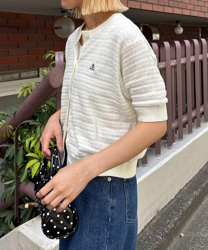 GEVACO/ゲバコ 棉麻短袖 針織開衫