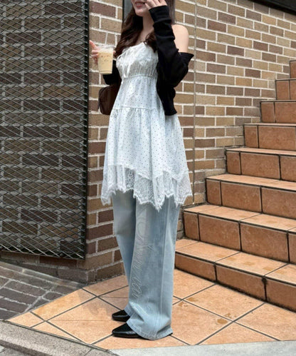 蕾絲裝飾 多款 吊帶長款上衣
