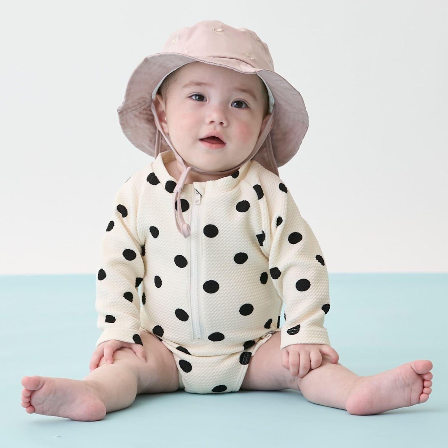 baby girls 防曬泳衣上衣