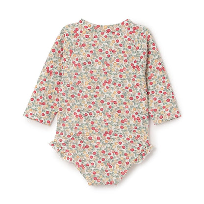 baby girls 防曬泳衣上衣