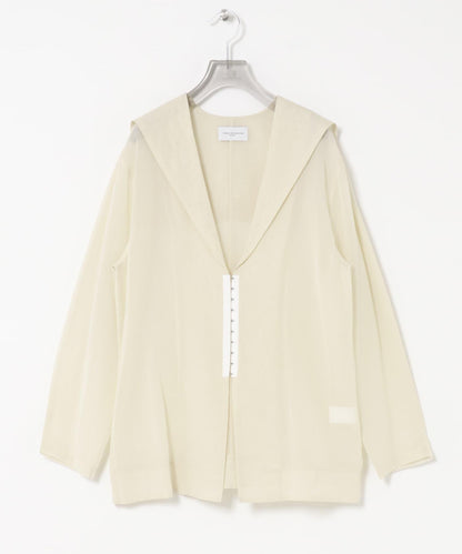 new basic SHEER VOILE SAILOR SHIRTS 襯衫