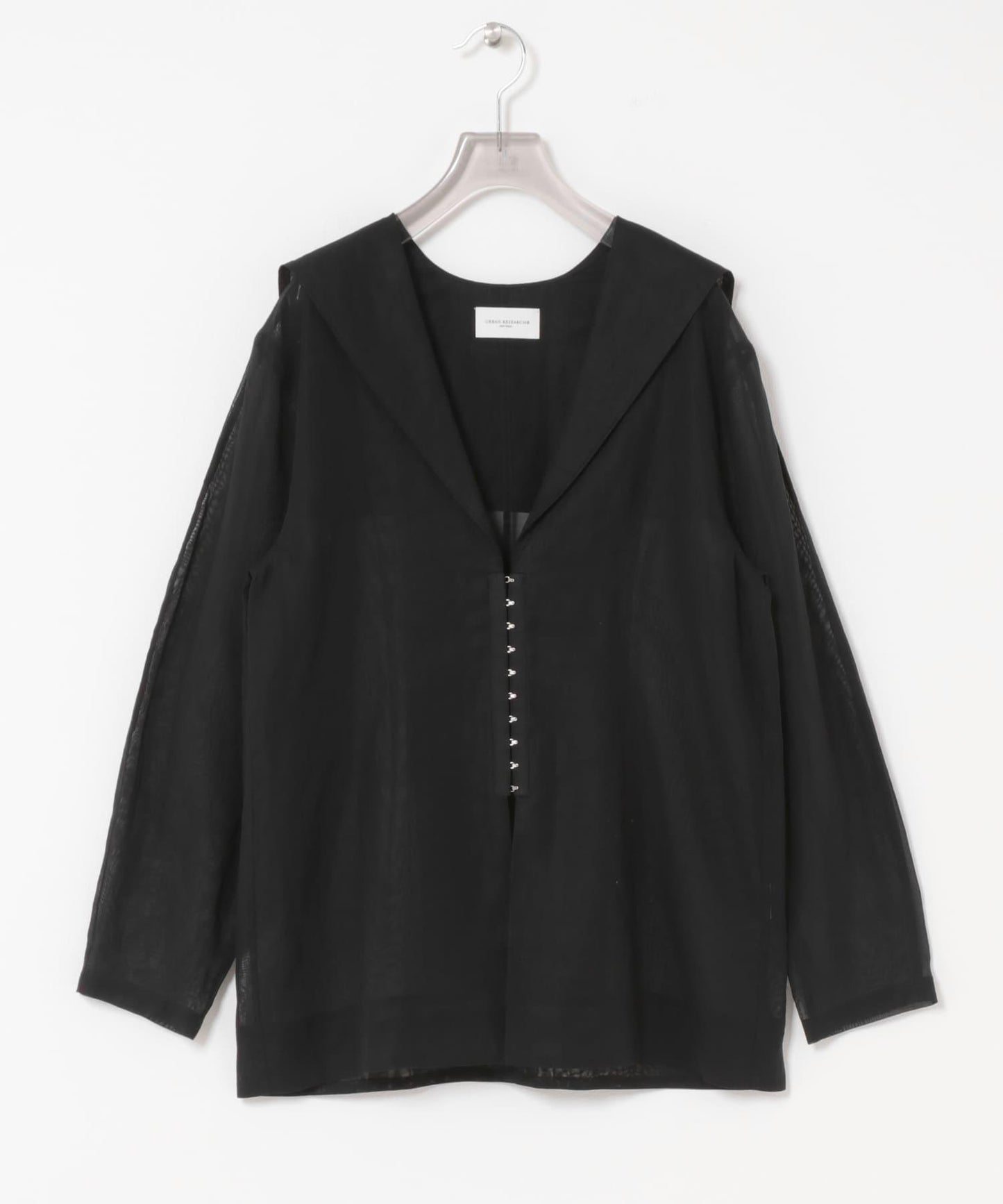 new basic SHEER VOILE SAILOR SHIRTS 襯衫