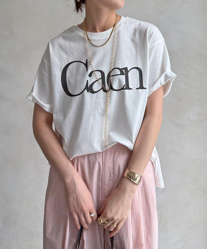 Caen 圓領logo T恤