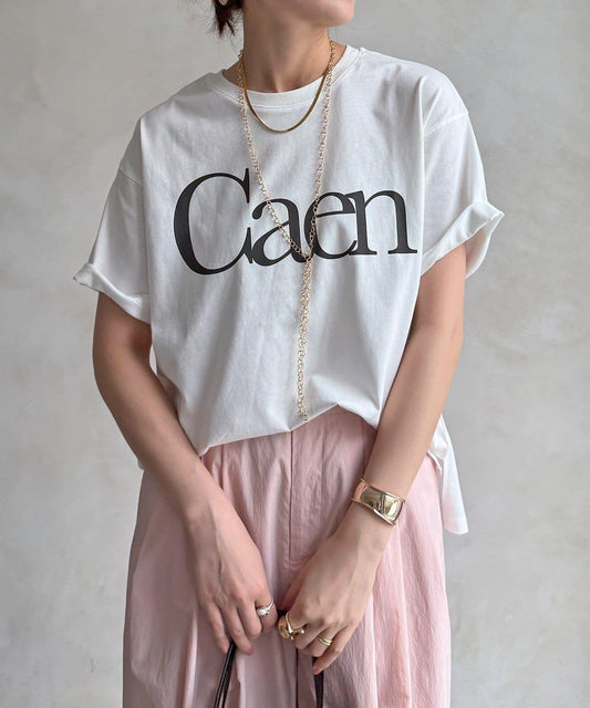 Caen 圓領logo T恤