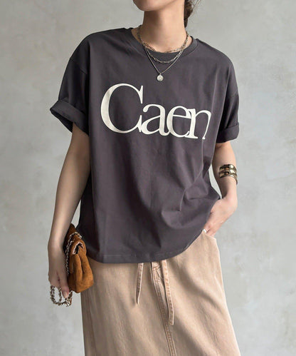 Caen 圓領logo T恤