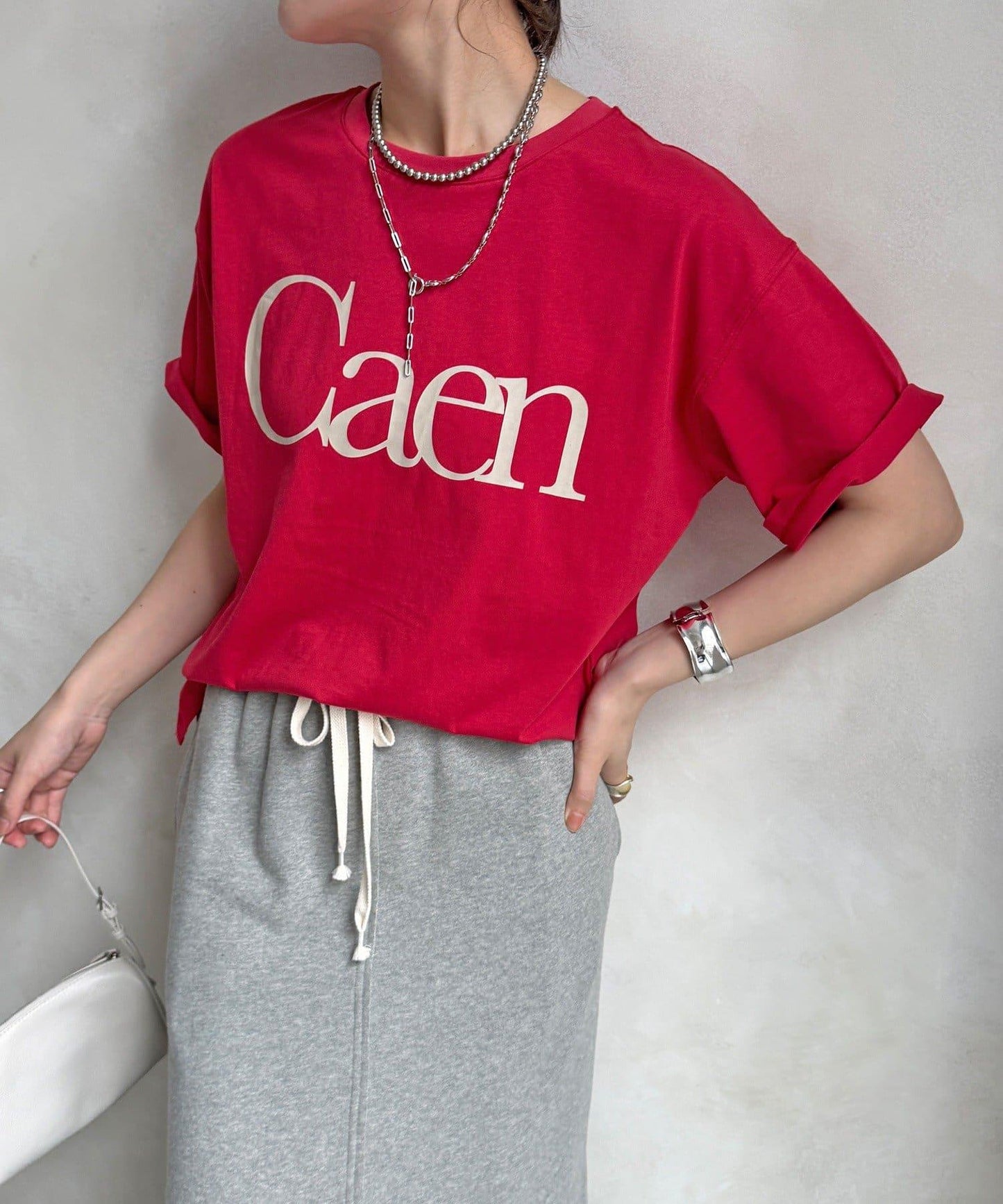 Caen 圓領logo T恤