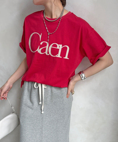 Caen 圓領logo T恤