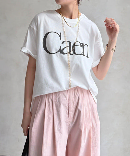 Caen 圓領logo T恤