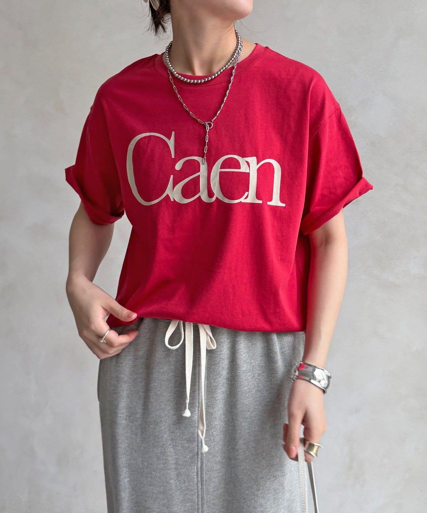 Caen 圓領logo T恤