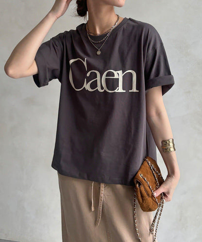 Caen 圓領logo T恤