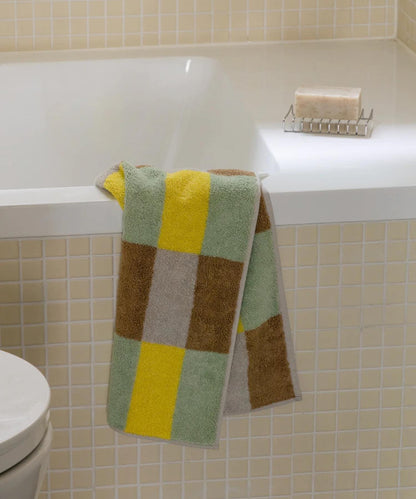 WARMGREYTAIL CHECK FACETOWEL 面巾