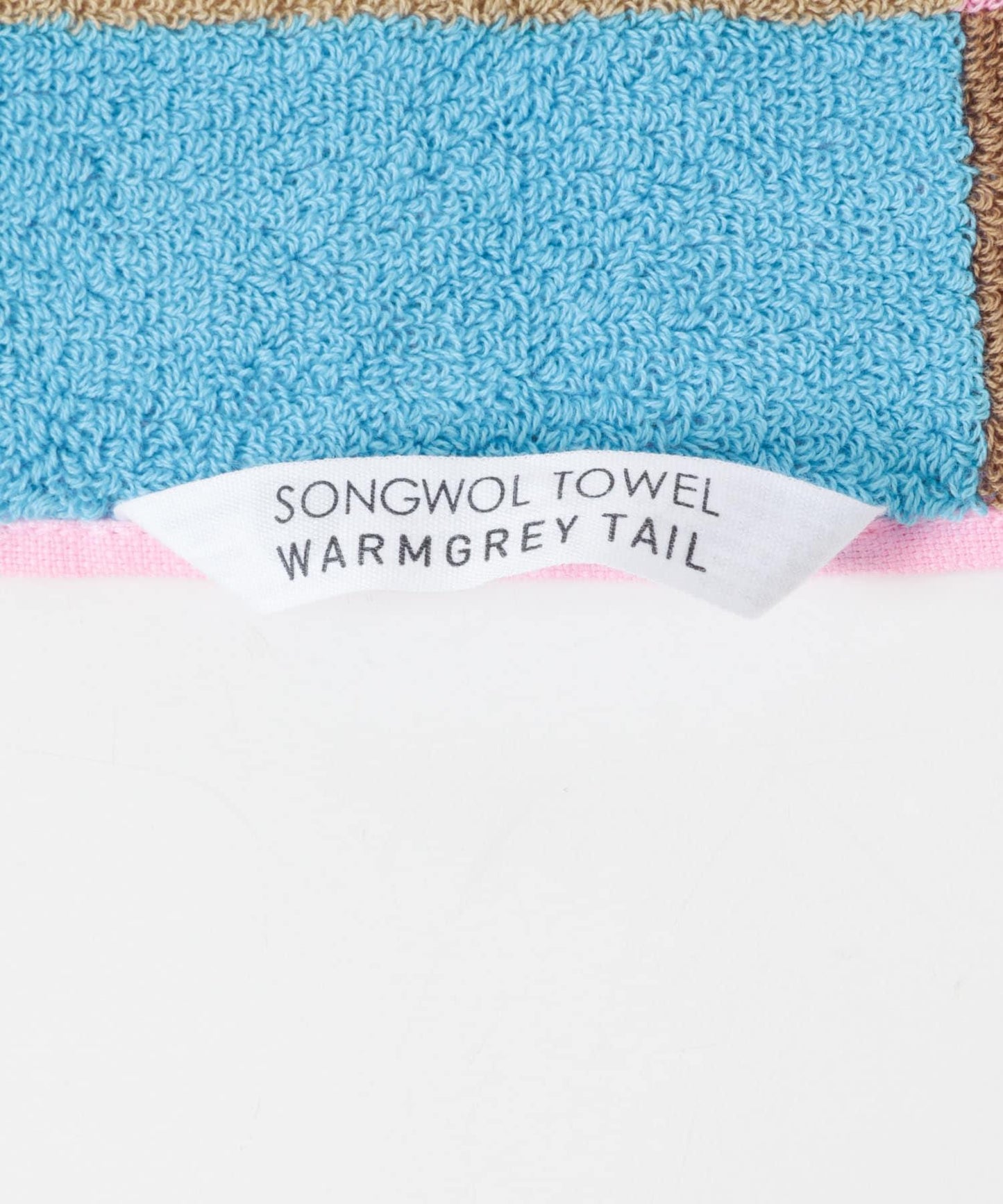 WARMGREYTAIL CHECK FACETOWEL 面巾