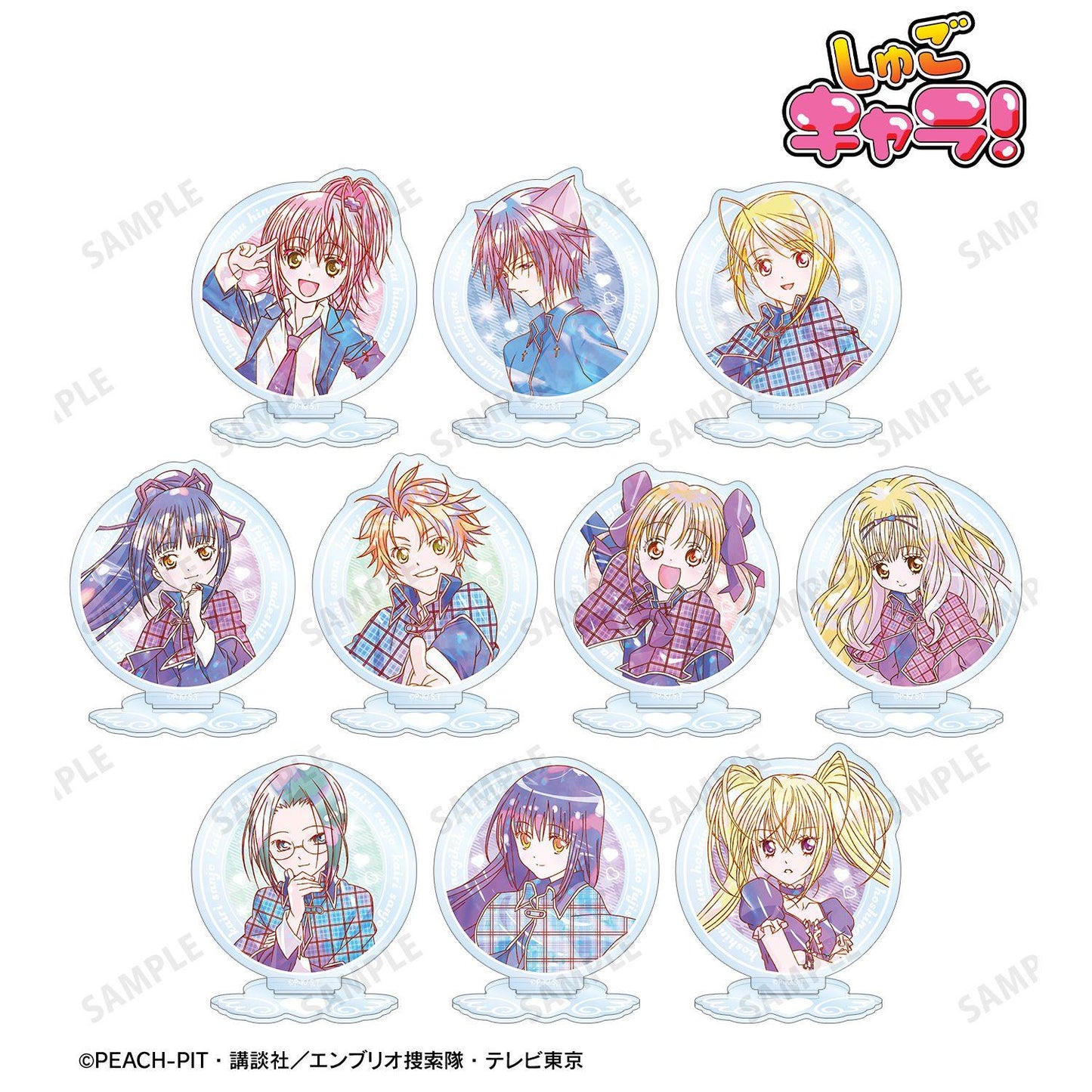 《守護甜心！》 Ani-Art KAWAII label系列 全套隨機亞克力立牌 BOX款