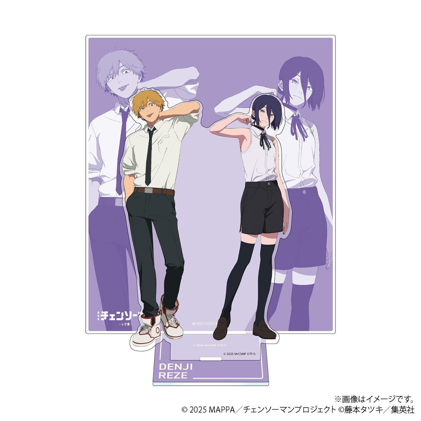 劇場版《電鋸人》 レゼ篇（電鋸人劇場版 雷澤篇） デンジ&レゼ 亞克力立牌 B款