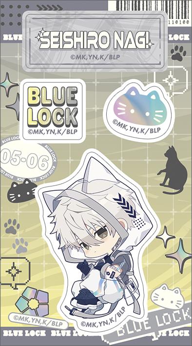 《藍色監獄》 第二期 凪誠士郎 亞克力異形貼紙 Cyber Cat款