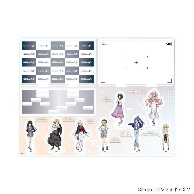 《戰姬絕唱Symphogear》XV（戰姬絕唱Symphogear） 集合設計 亞克力場景擺件 雜誌モデルVer.（繪製新圖）