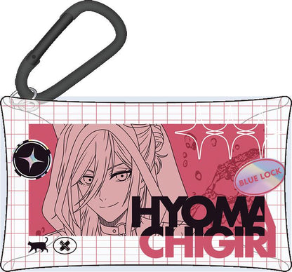 《藍色監獄》 第二期 千切豹馬 帶登山扣透明收納包 Cyber Cat款