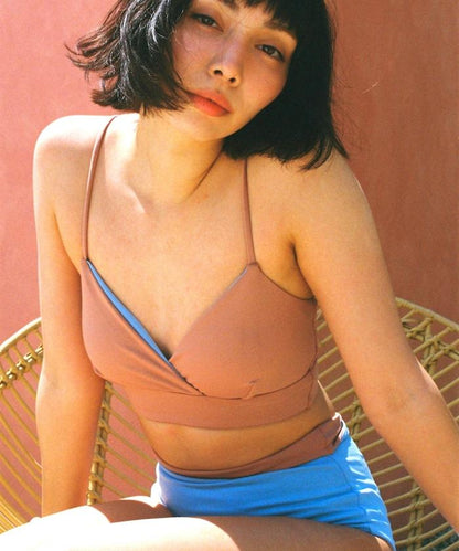 Beach & Festival 聯名 四件套 可翻面繫帶分體組合套裝（含束口袋與髮圈）