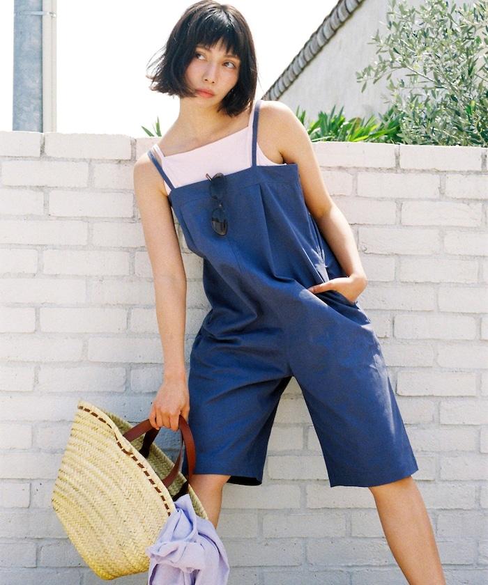 Beach & Festival 斜紋吊帶連體褲（特別訂製）