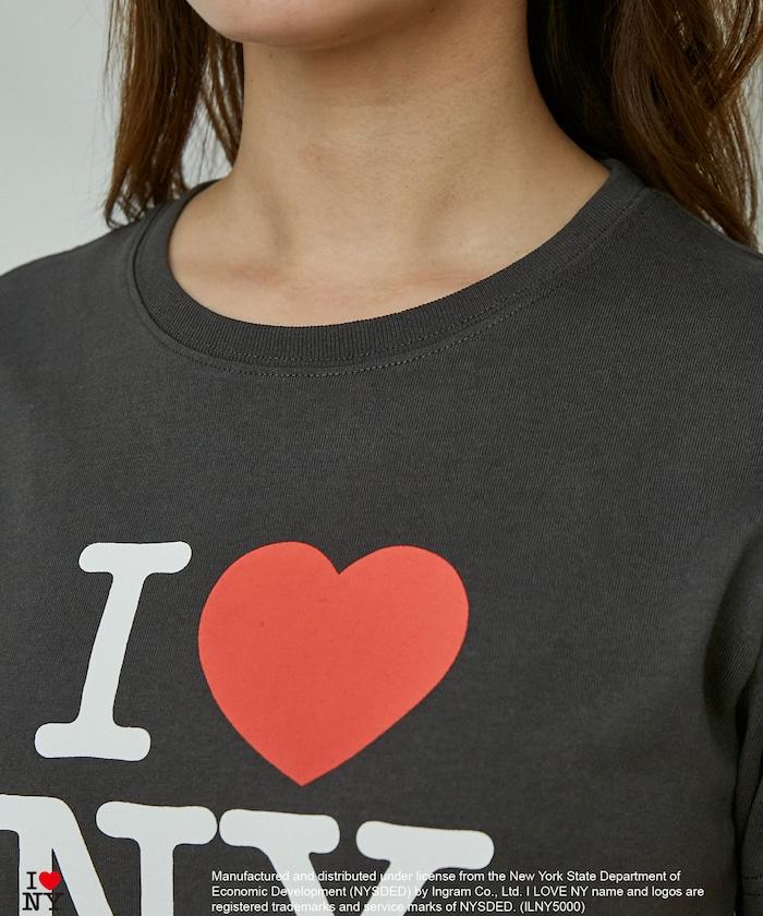 I LOVE NY logo印花 T恤