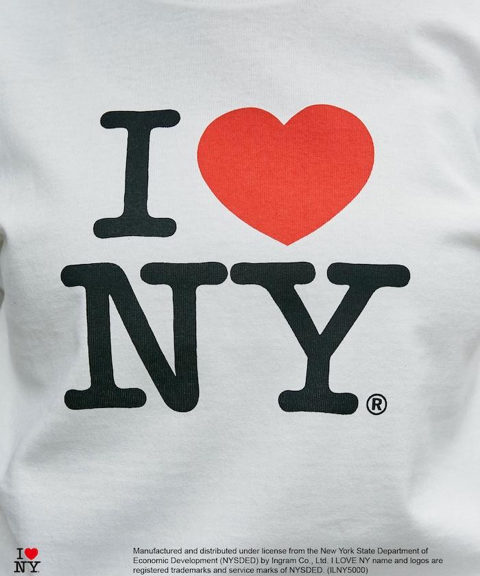 I LOVE NY logo印花 T恤