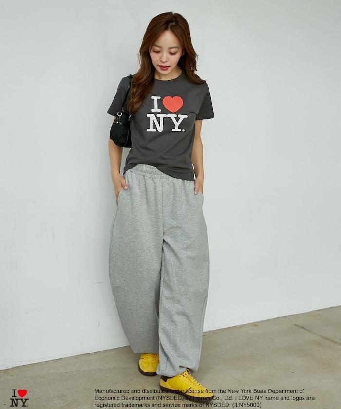 I LOVE NY logo印花 T恤