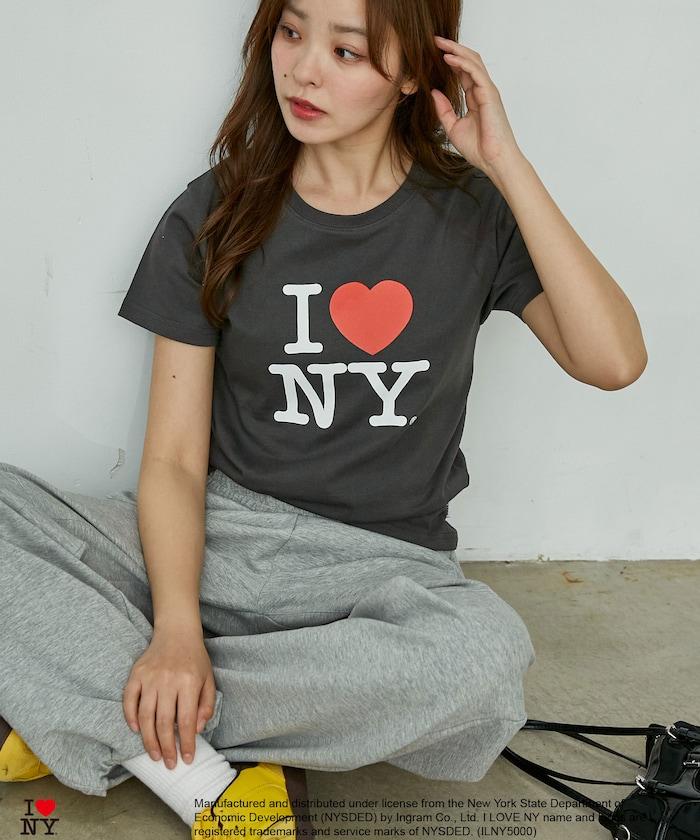 I LOVE NY logo印花 T恤