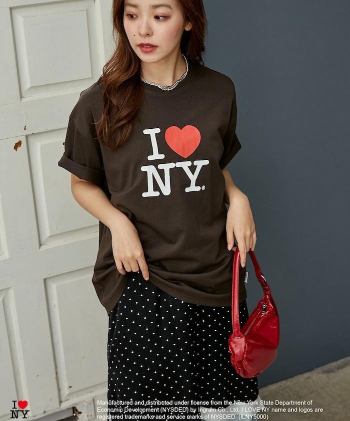 I LOVE NY logo印花 T恤