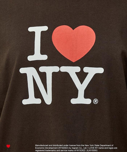 I LOVE NY logo印花 T恤