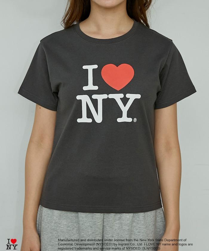 I LOVE NY logo印花 T恤