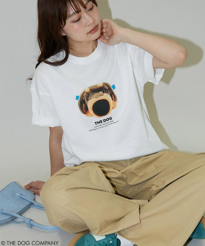 THE DOG 玩偶藝術圖案 T恤