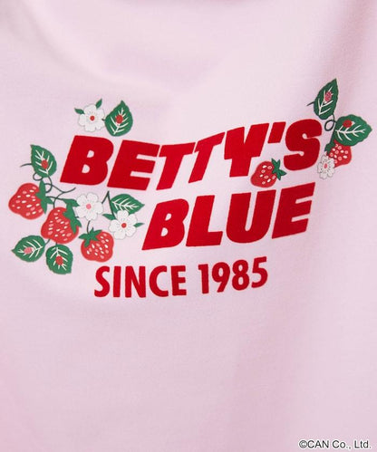 BETTY'S BLUE 植絨字母 短袖T恤