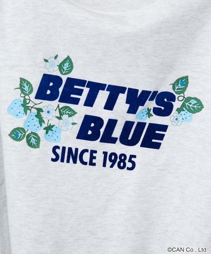 BETTY'S BLUE 植絨字母 短袖T恤
