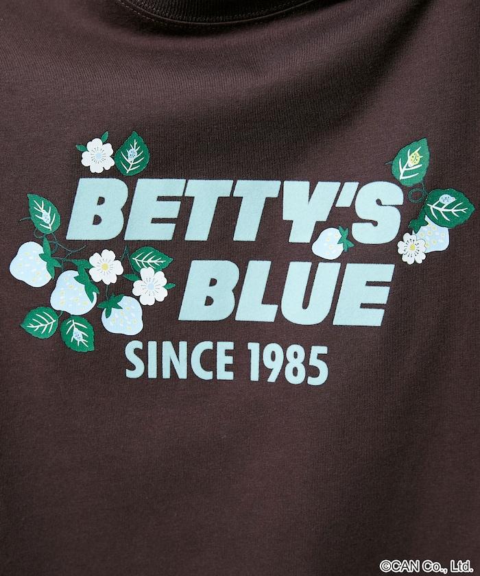 BETTY'S BLUE 植絨字母 短袖T恤