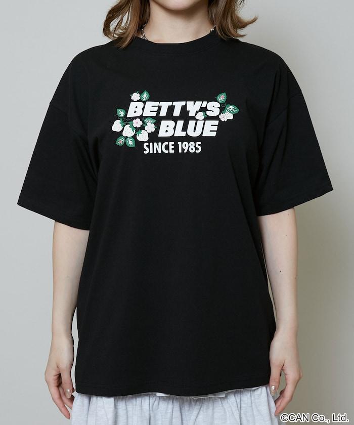 BETTY'S BLUE 植絨字母 短袖T恤