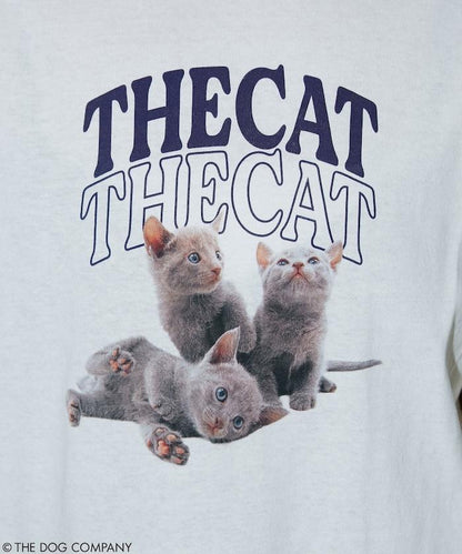 THE DOG / THE CAT 學院風印花 T恤